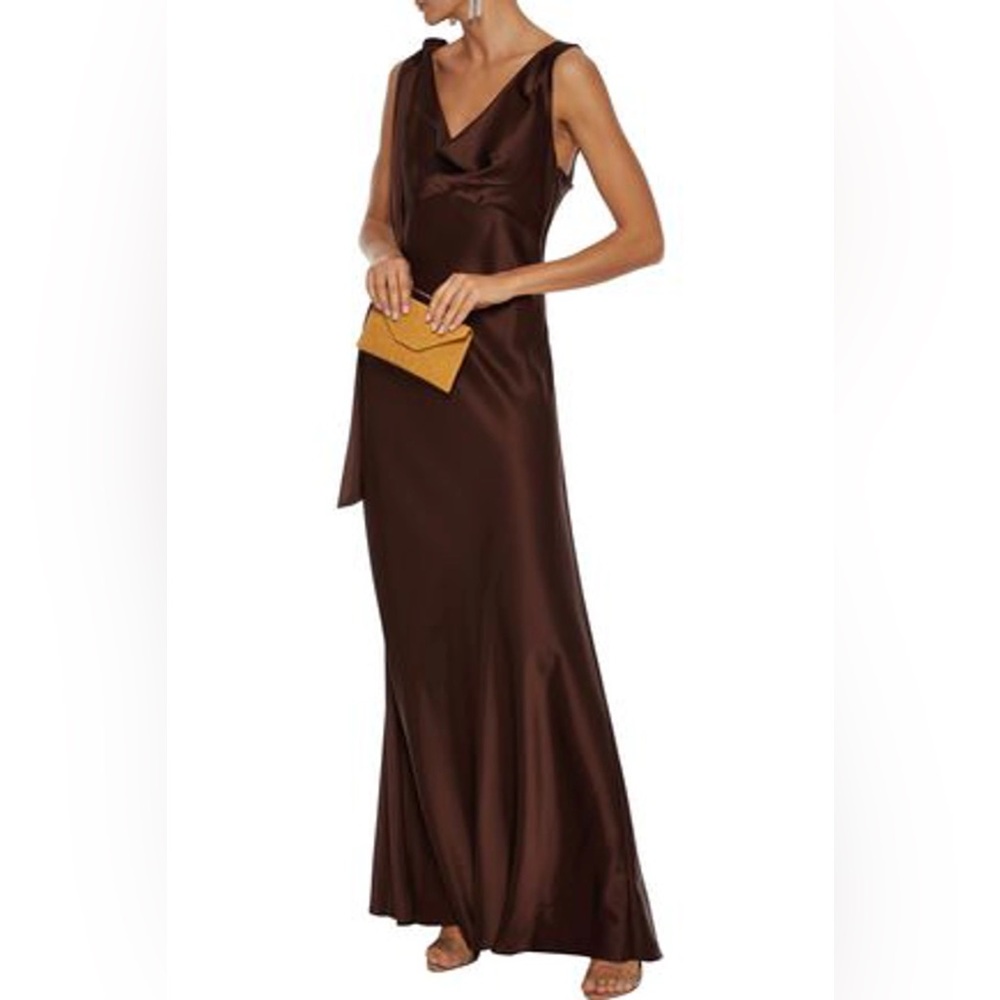 DIANE VON FURSTENBERG - Sia Satin Gown Java size 0